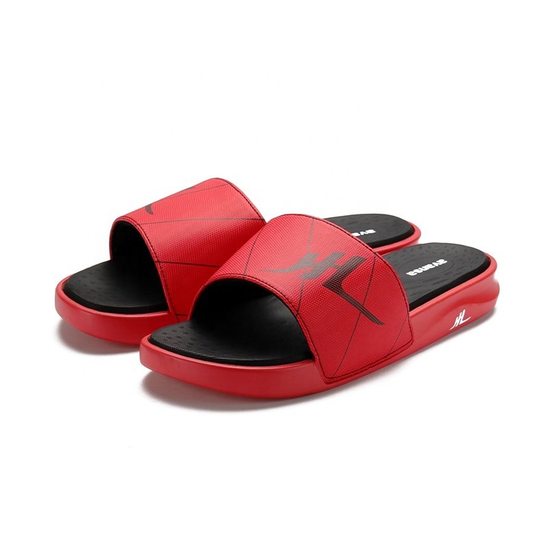 Henghao Bespoke Customized Name Slippers Two Band Foam Slides Slippers Sandals Custom Slides Slippers With Soft Foam Inside
