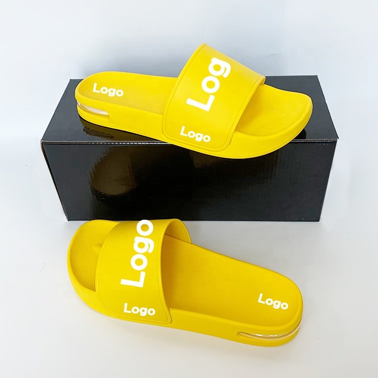 Large size Component Slippers for Home Slippers PVC Air Blowing Out Sole Cushion Soft Sole Indoor Bath Slippers Women Men