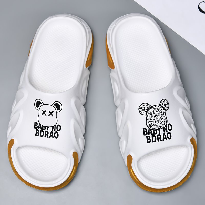 Fashion Promotional top high quality custom fashionable slides slippers for men