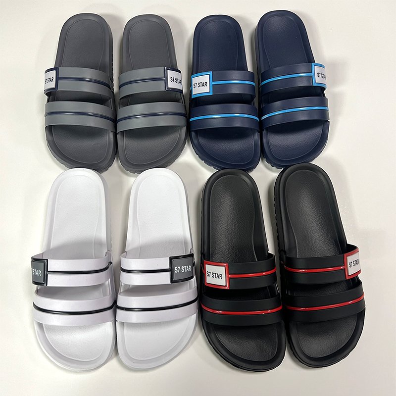 Olicom Slides Slippers Men Comfortable Lightweight Sandals Thick Sole Shower Sandals Mens Slides Custom Slides Slippers For Men