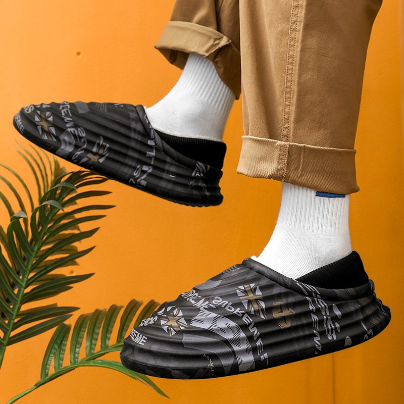 new arrival slippers home cotton drag plus velvet detachable men's cotton shoes slippers