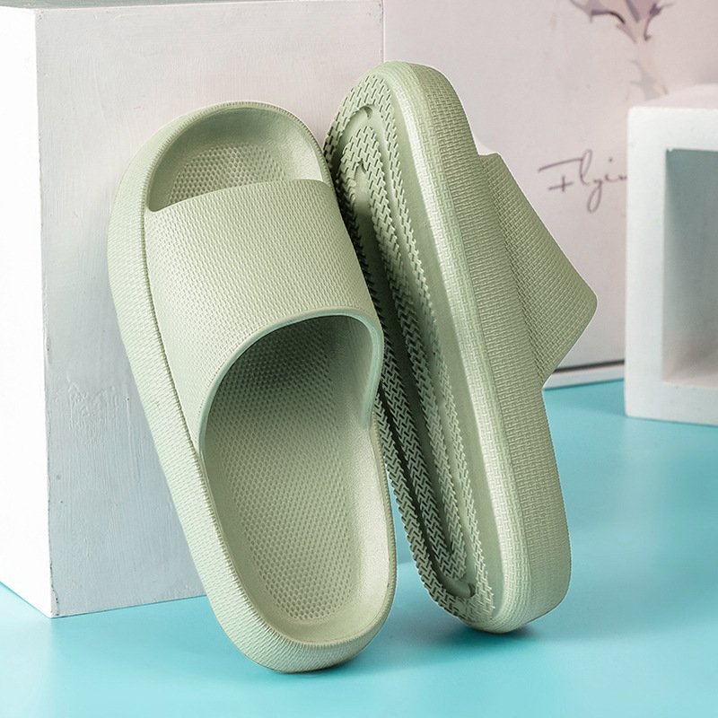 2023 hot sale EVA Slide non-slip Quick Drying Shower sides Bathroom sandals Pillow Slippers for women and men