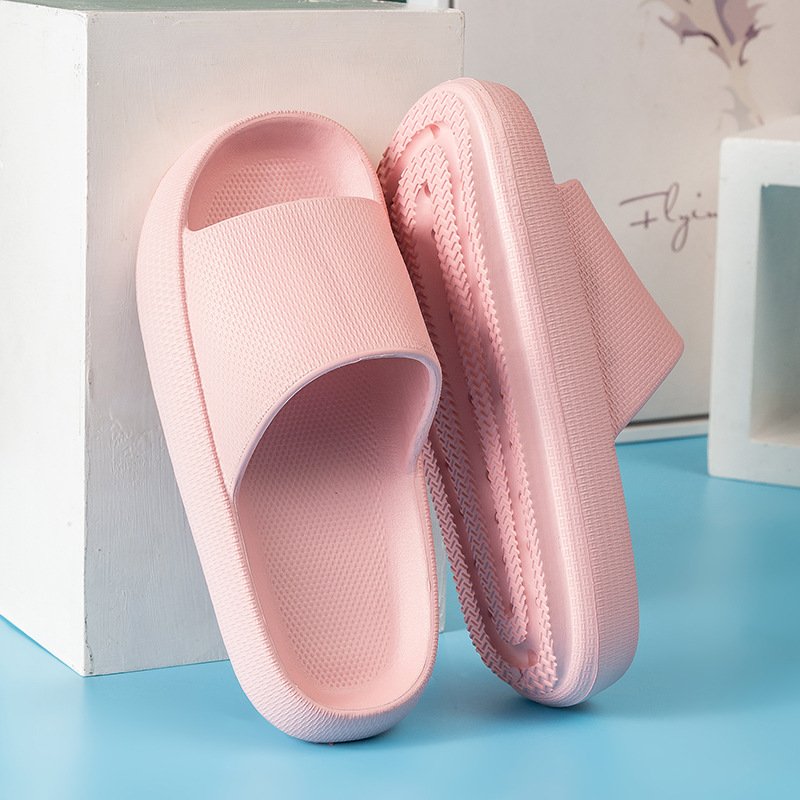 2023 hot sale EVA Slide non-slip Quick Drying Shower sides Bathroom sandals Pillow Slippers for women and men