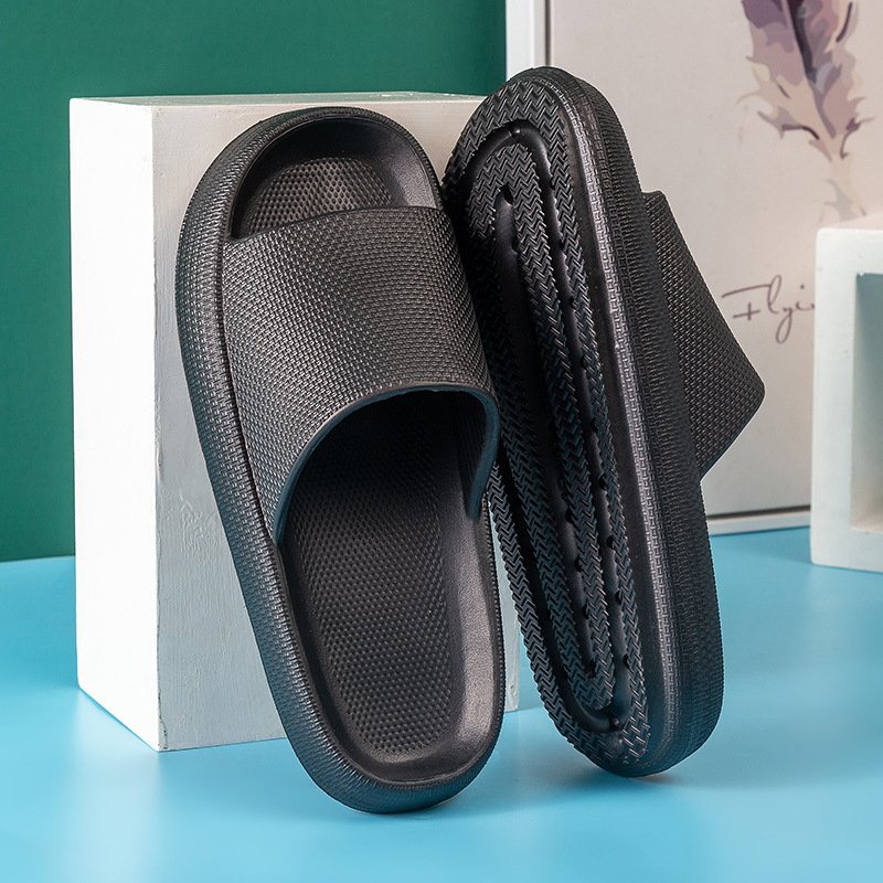 2023 hot sale EVA Slide non-slip Quick Drying Shower sides Bathroom sandals Pillow Slippers for women and men