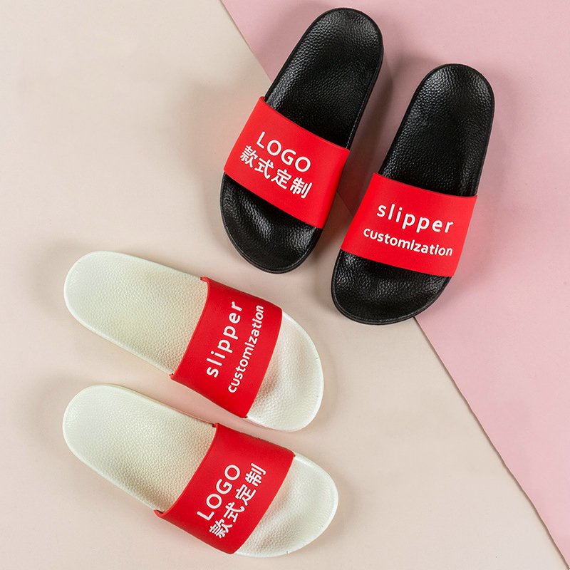 2021 Hot Unisex PVC Footwear Sandals Indoor House Custom Slides Logo Slippers Women Customize Shoes