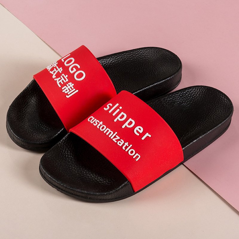2021 Hot Unisex PVC Footwear Sandals Indoor House Custom Slides Logo Slippers Women Customize Shoes