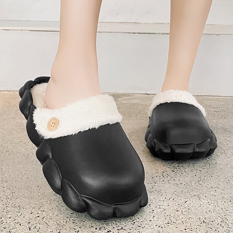 Popular Products Women Winter Warm Shoes Slides Plush Flat Slipper Zapatos Fluffy Winter Slippers For Women