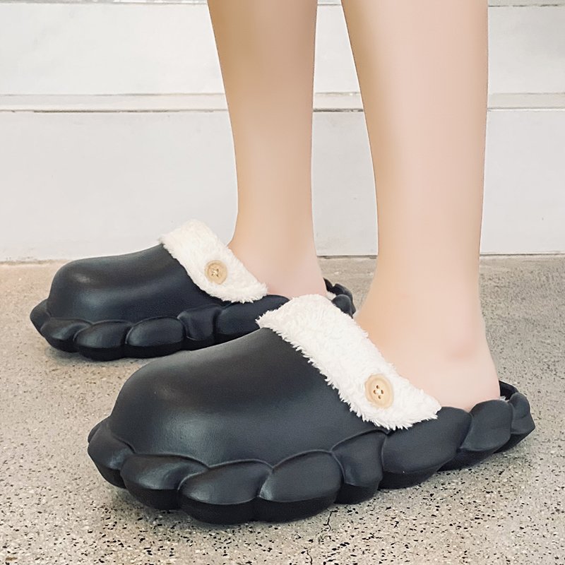 Popular Products Women Winter Warm Shoes Slides Plush Flat Slipper Zapatos Fluffy Winter Slippers For Women