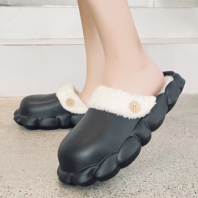 Popular Products Women Winter Warm Shoes Slides Plush Flat Slipper Zapatos Fluffy Winter Slippers For Women