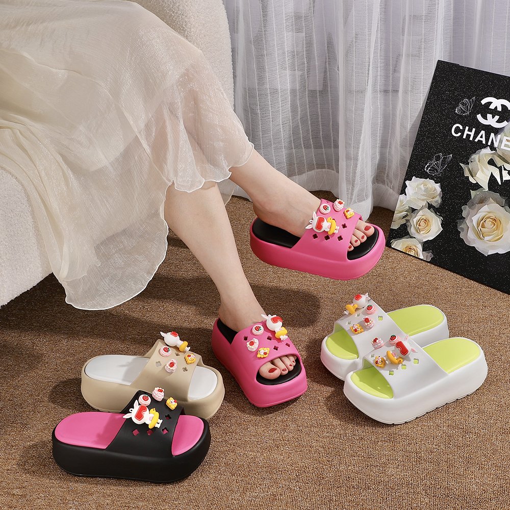 Special Offer Flat Sandals Plastic Babouches Swatter Shoes Slide Slipper For Ladies