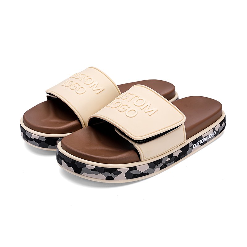 2024 New Custom Fashion Slides Slippers Trendy Slides Sandals Men Logo Designer Slippers For Man