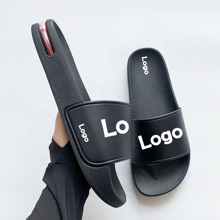 Air Cushion Slides Slippers for Men Custom Men's Outdoor Beach Shoes Slippers Design Logo Indoor Slippers