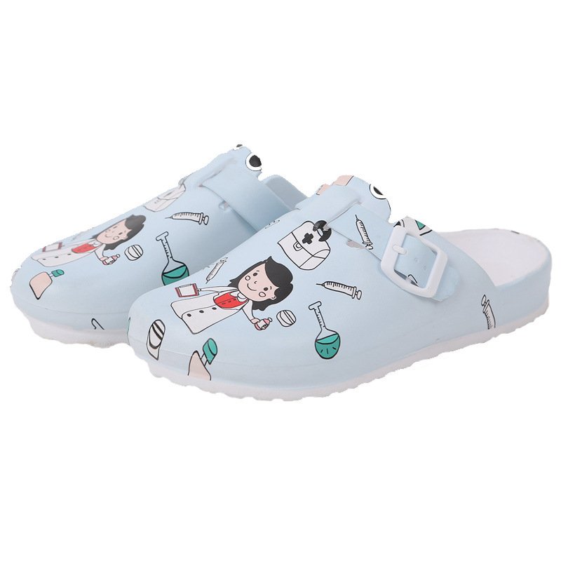 High Quality Waterproof Women's Nurse Clogs Shoes Custom Medical Nursing Slippers Anti-Slippery Mules Slides Footwear Wholesale