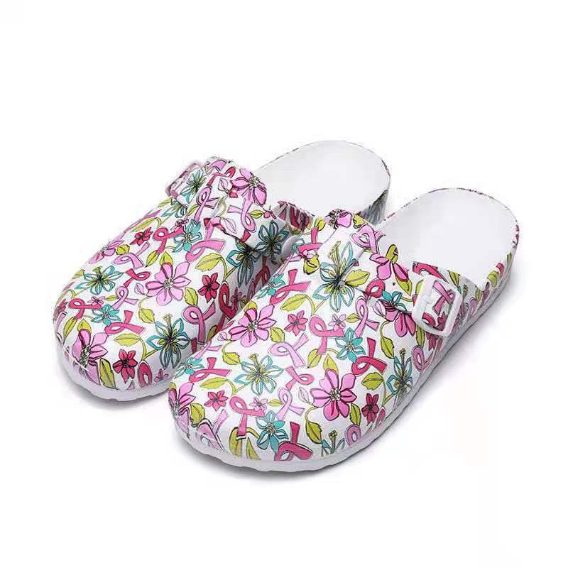 High Quality Waterproof Women's Nurse Clogs Shoes Custom Medical Nursing Slippers Anti-Slippery Mules Slides Footwear Wholesale