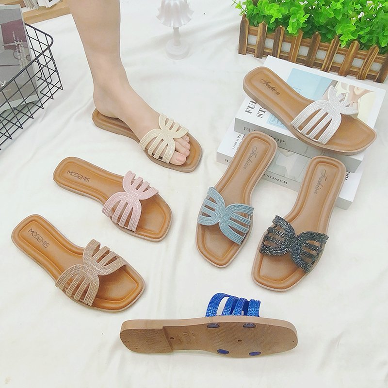 Wholesale ladies simple slippers soft ladies slide slippers outdoor plastic pcu ladies slippers