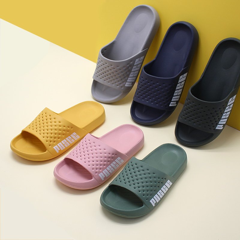 GRS EVA bathroom slipper logo rubber Beach EVA mens slides custom logo slippers Custom Printed logo Slippers Slides Footwear