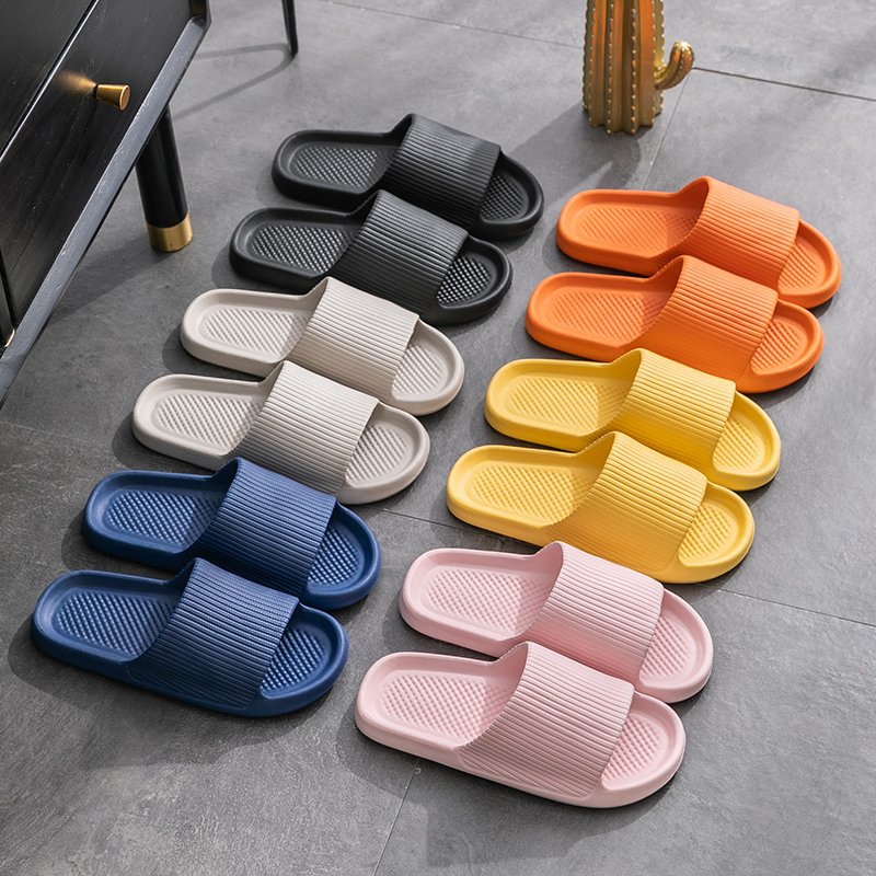 Summer home with non-slip bedroom interior and exterior bath bathroom floor soft male and female couples plastic slippers