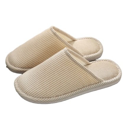 2023 Family slippers indoor comfortable bedroom four seasons women and men's red shoes flat cotton and linen shoes house slipper