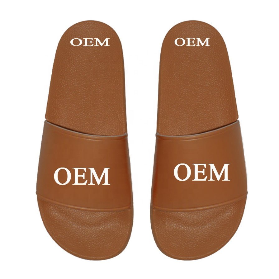 Personalized Logo Summer Durable United Kingdom Fashion Style Custom White Color Bedroom Custom PVC Slide Slippers