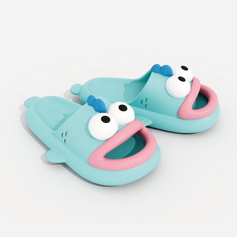 Thick Platform Slippers Summer Beach Eva Soft Sole cartoon Slide Ladies Anti-slip cloud Slippers