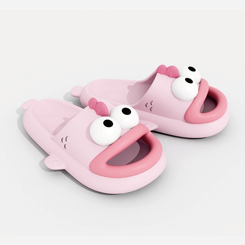 Thick Platform Slippers Summer Beach Eva Soft Sole cartoon Slide Ladies Anti-slip cloud Slippers