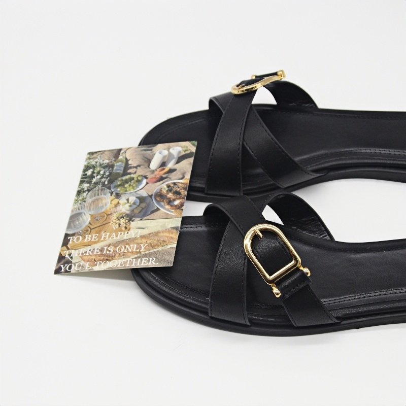Hot Sale summer new net gold fashion flat-bottomed sandals beach fairy style slippers female shoes sandales pour femmes tendance