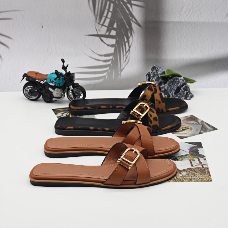 Hot Sale summer new net gold fashion flat-bottomed sandals beach fairy style slippers female shoes sandales pour femmes tendance