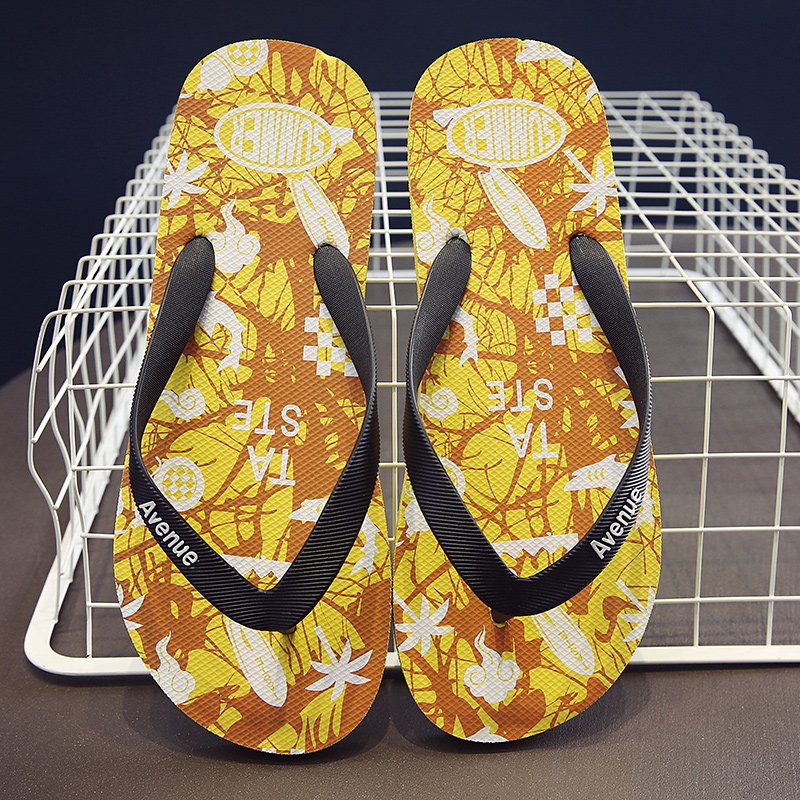 Wholesale EVA Flat Platform Man Flip Flops Comfortable Summer Casual Slippers Outdoor Beach Sandals with round Feature
