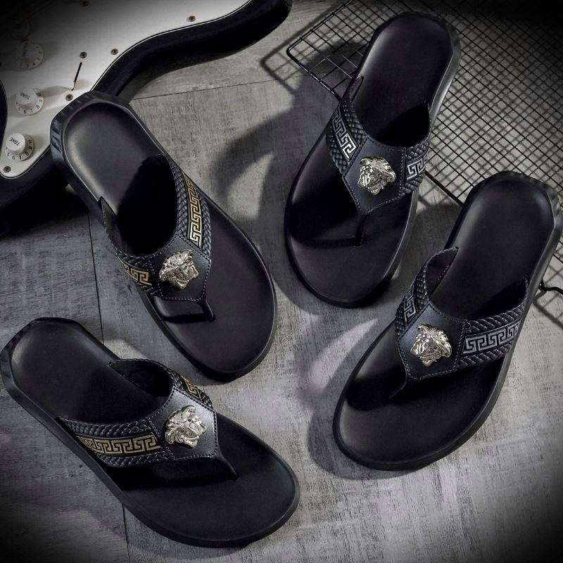 2024 New Arrivals Brand Slippers Men Sandals Slippers Male Rubber Men Slides Sandals Beach Men Plus Size
