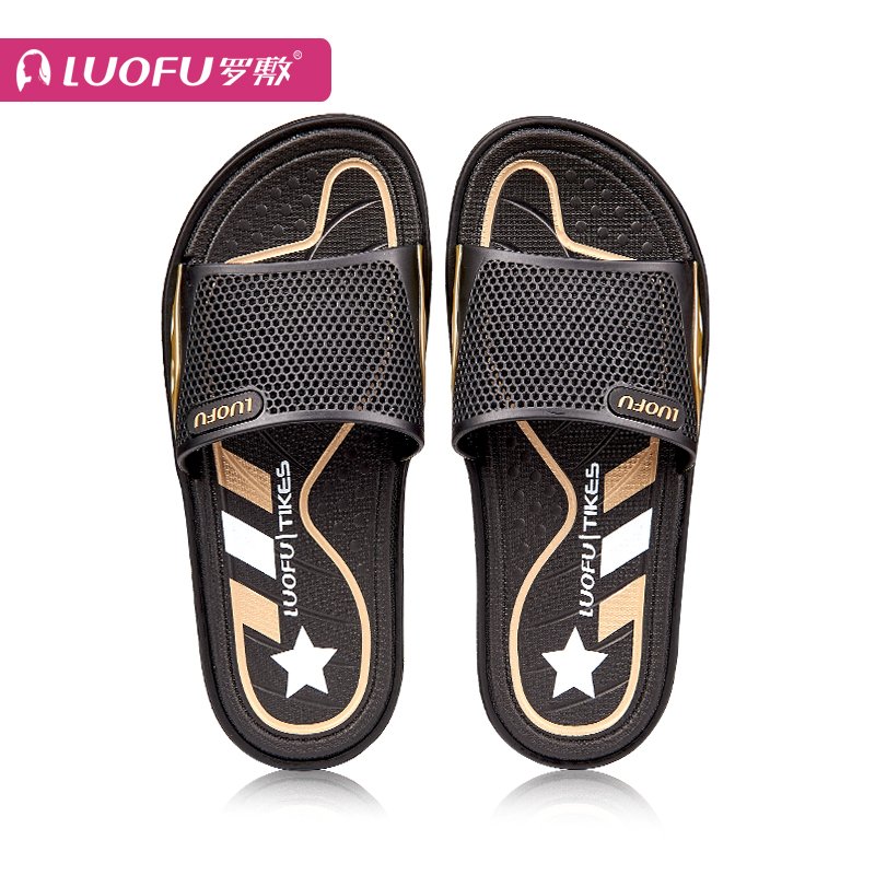 LUOFU EVA SLIDE stars sandals flat summer man and women slippers