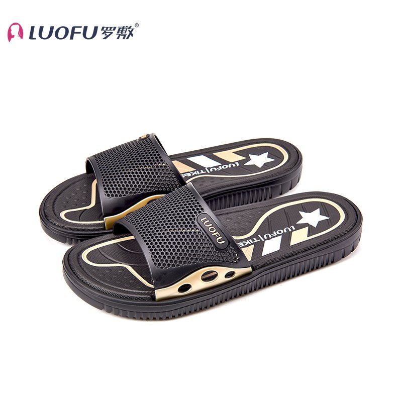 LUOFU EVA SLIDE stars sandals flat summer man and women slippers