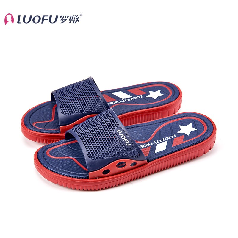 LUOFU EVA SLIDE stars sandals flat summer man and women slippers