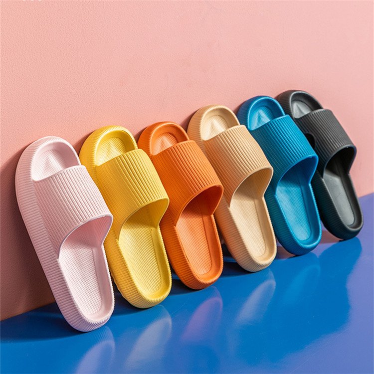 Slippers Shoes Indoor Anti-slip Men Women Slides Sandals EVA Slippers Soft Soles Outdoor High Quality 3.3cm PVC Massage Slippers