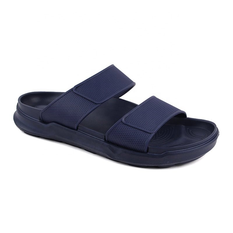 Olicom Custom Logo Double Strap Sandals Summer Lightweight Thick Sole Slides Slippers EVA Casual Sandals Chancletas Men Slides