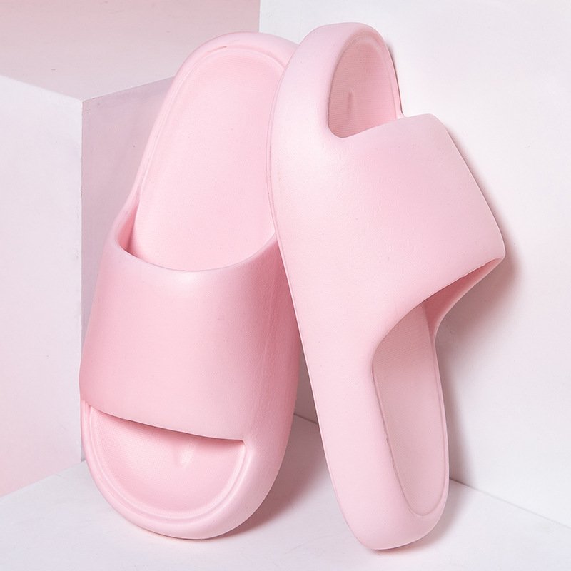 Custom fashion EVA Cold Slippers Slide thick sole for women and ladies outdoor bathroom