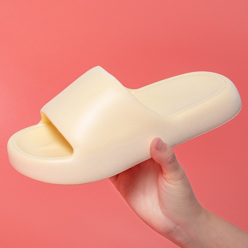 Custom fashion EVA Cold Slippers Slide thick sole for women and ladies outdoor bathroom