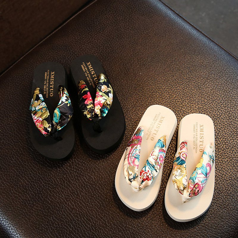 Wholesale Vacation Beach Children's Flip-Flops Slippers Kids Flip Flop Slippers Custom Kids Shoes For Kids Girl 1 To 5 Years Old