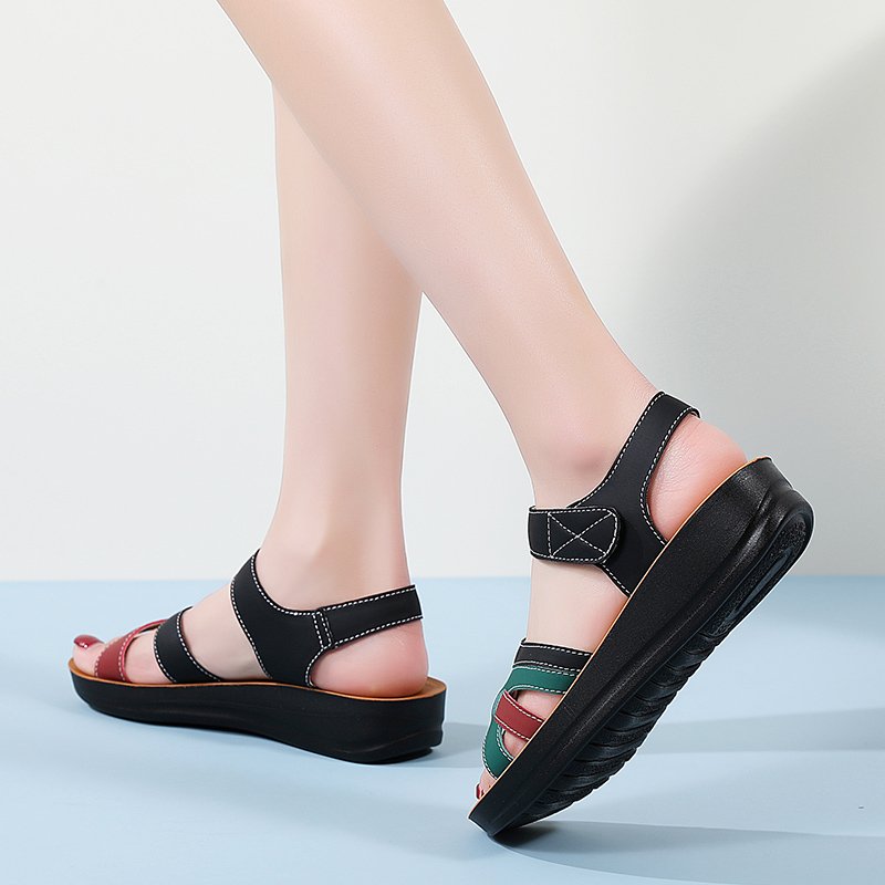 Buckle Slippers Plus-Size Lightweight Ladies Slippers 2023 Summer Outdoor Beach Sandals Indoor Home Slides Slippers For Women
