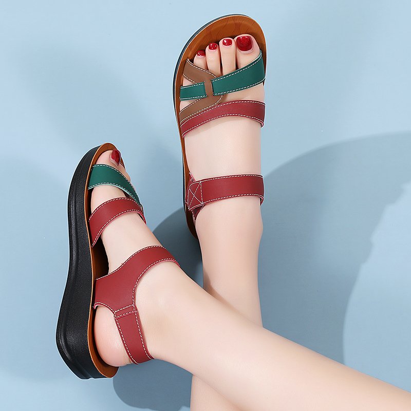 Buckle Slippers Plus-Size Lightweight Ladies Slippers 2023 Summer Outdoor Beach Sandals Indoor Home Slides Slippers For Women