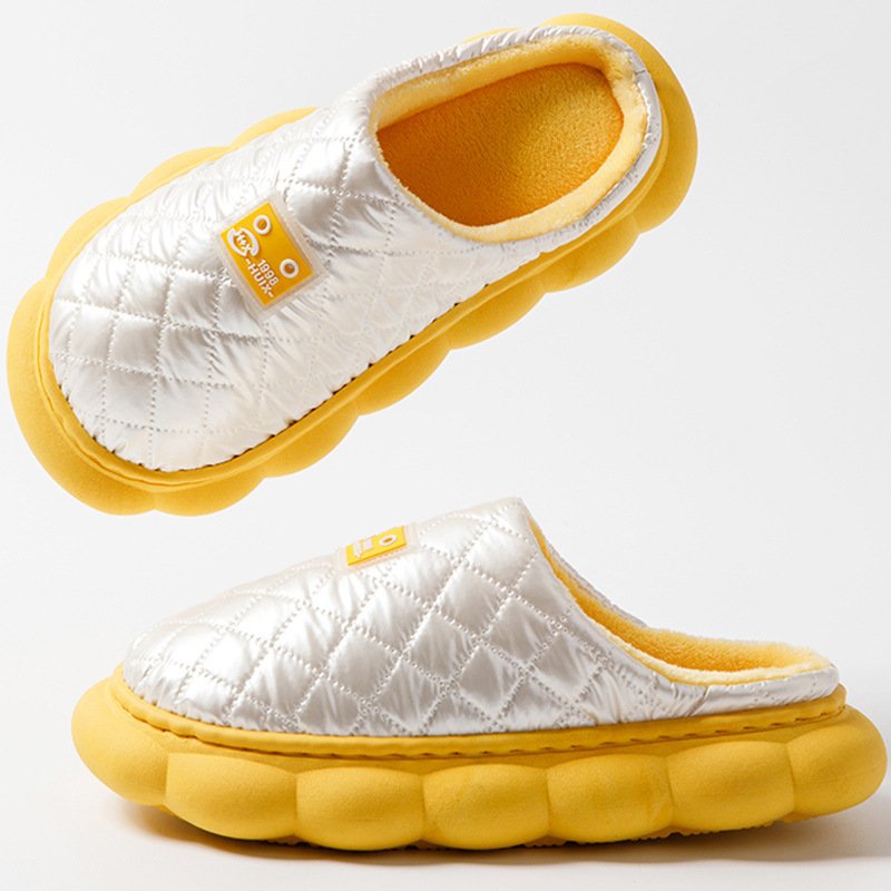 Winter Unisex High Quality Indoor and Outdoor Warm Cotton Slippers for Men and Women Warm Anti-Slip Soft Sole Waterproof Slipper