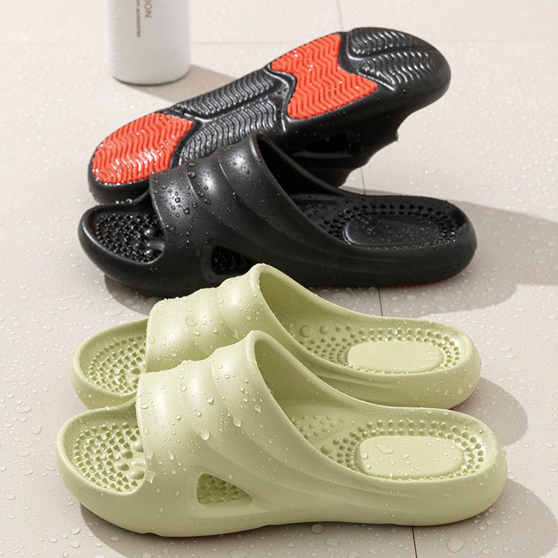 Massage Slipper Thick Sole Soft and Comfortable Women's Shoes Indoor Men's Shoes Massage EVA Slides Slippers Home Slippers