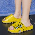 XRH Thick Sole EVA Open Toe Slides Slippers Home Indoor Summer Slippers Men's Fashion Style Outdoor Wear Sandals