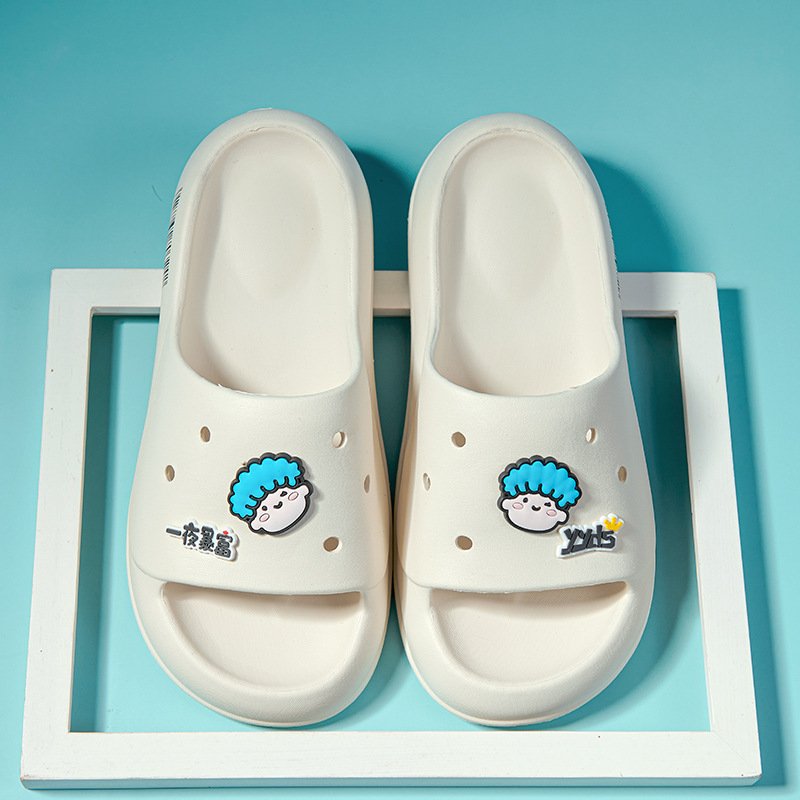 Wholesale Summer Unisex Designer EVA Sole Female Kid Man House Home Slides Slippers Sandal For Men With PVC Shoe Charms
