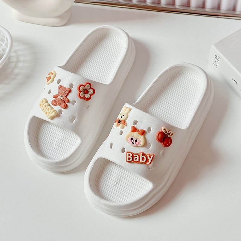 Wholesale Summer Unisex Designer EVA Sole Female Kid Man House Home Slides Slippers Sandal For Men With PVC Shoe Charms