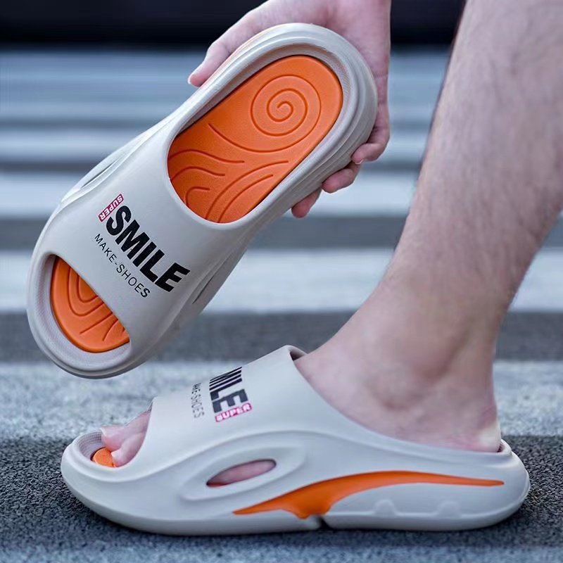 high quality Men's Summer Fashion Trend Beach Sandals Quick-Drying Breathable Non-Slip Home Hotel Slippers Daily Slides Slippers