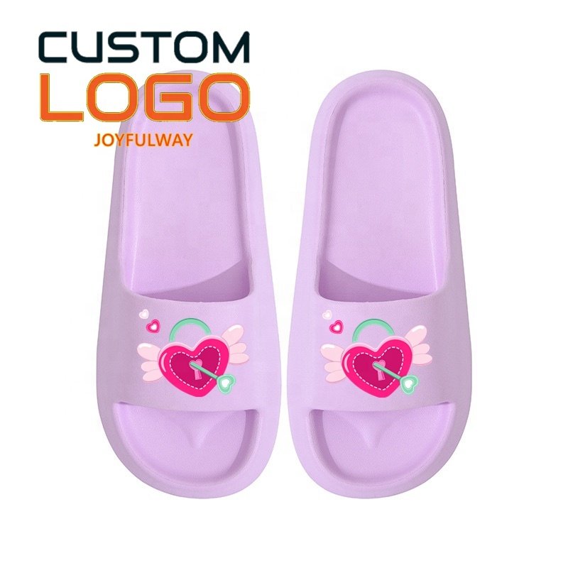 fashion EVA durable designer soft yezzy slides custom logo, cloud foam custom printing slides slippers