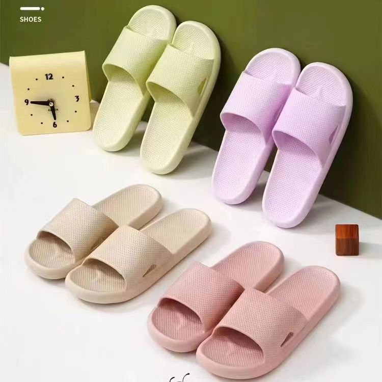 2024 Slide For Man Indoor EVA Sandals Custom Logo Print Men Embossed Slide striped color Slide Slipper Design Supplier