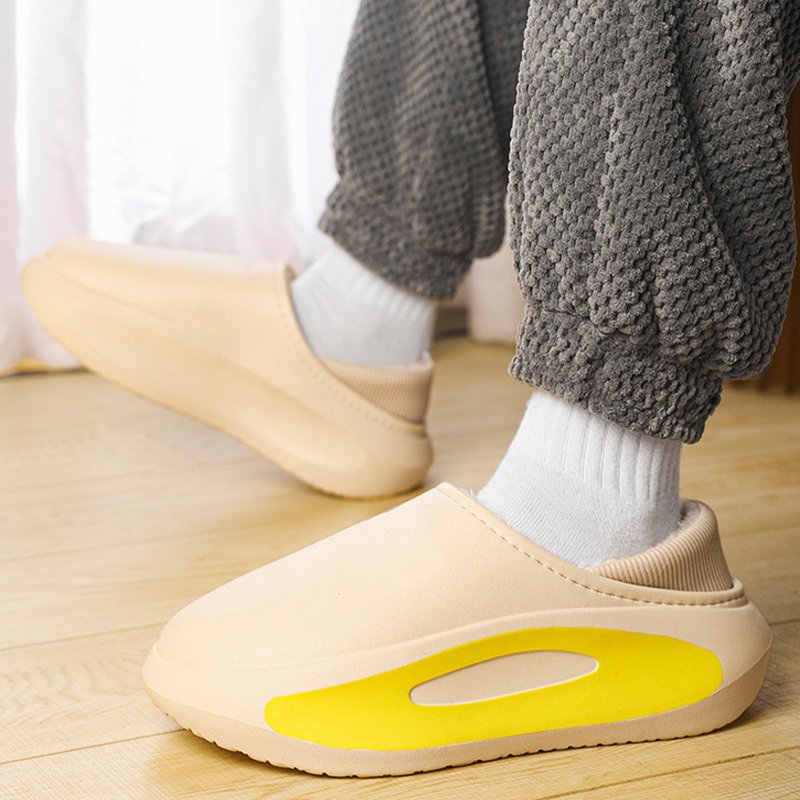Fashion Winter Warm Designer Custom Logo Indoor Bathroom Fur Slides Mens Womens Cotton Sandals Slippers Custom