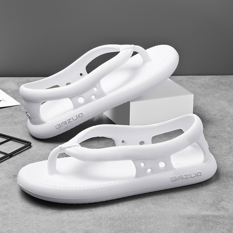 Flip Flops Mens Thong Sandals Summer 2024 New Female Shoes Thick Bottom Eva Non-slip Slide Slippers Outdoor Indoor Couples Shoes
