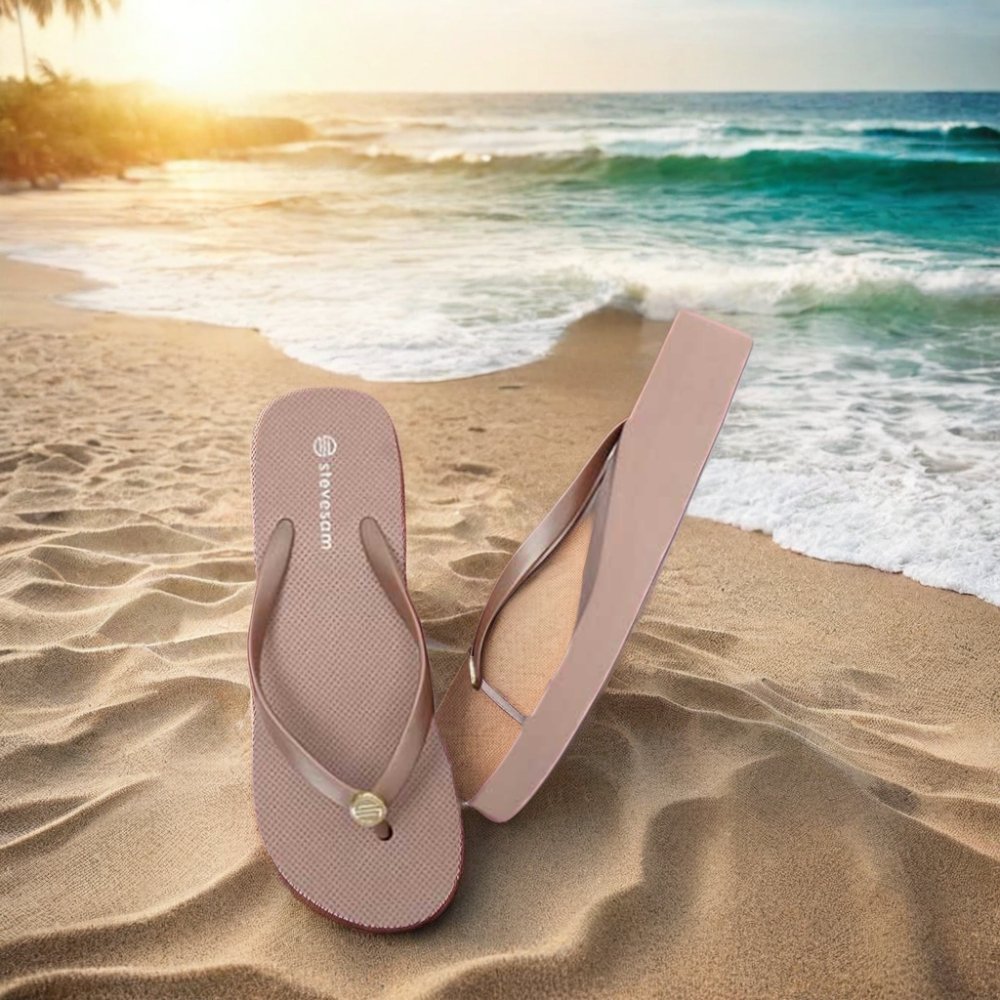 Wholesale Women's Summer Beach Casual Slipper Flip-flops Outdoor Fashion PVC Insole Mules Style Printed Platform Slide Slipper